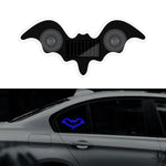 1X Solar Powered Car Neon Light Cool Bat-shaped Dynamic Atmosphere Light Wireless Led alternate view