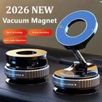 Upgraded Foldable Magnetic Phone Holder – 360° Rotatable Suction Mount for Car Dashboard, Desk & Gym