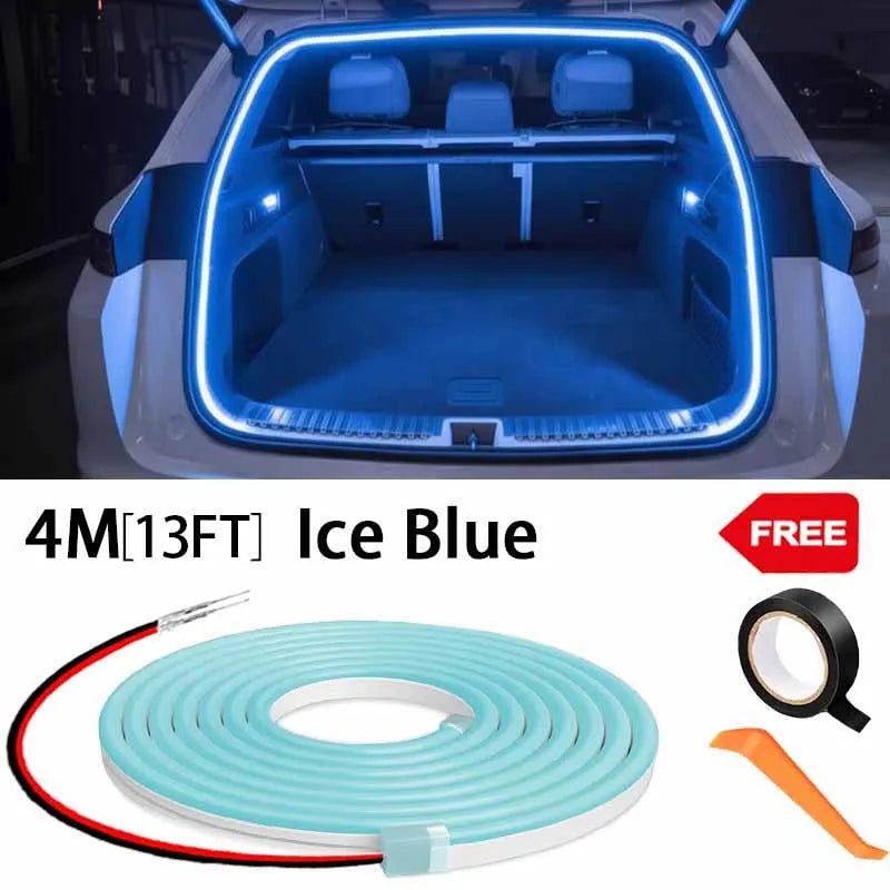 Car High Brightness Trunk Lighting Ambient Light Interior Decoration LED Wiring Free alternate view