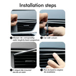 Car Door Edge Corner Protector Trim Strips 10 Pcs additional angle