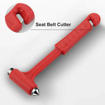 Solid Car Emergency Safety Hammer Escape Tool Window Breaker Seat Belt Cutter lifestyle view