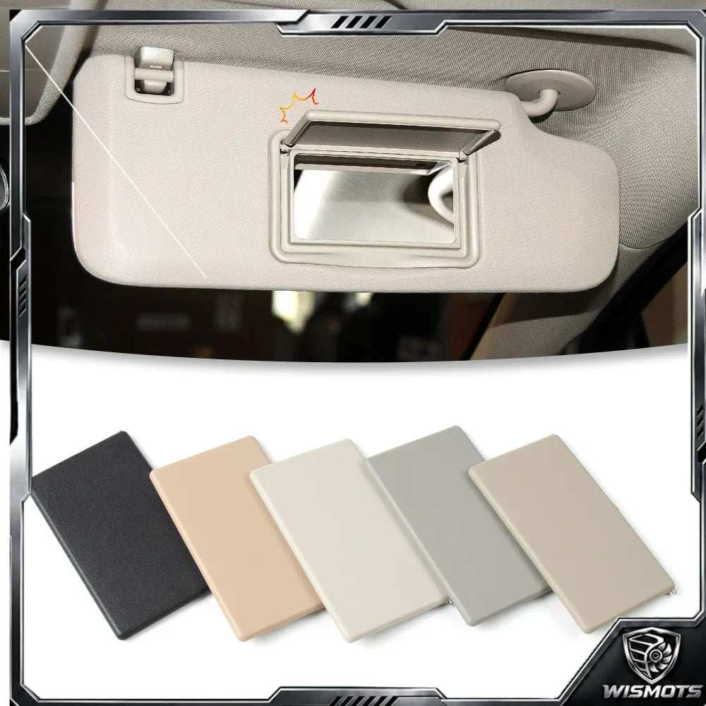 Car Sun visor without Light Mirror Cover Vanity Mirror Decorative Cover For Chevrolet Malibu XL Malibu Buick Excelle GX GT