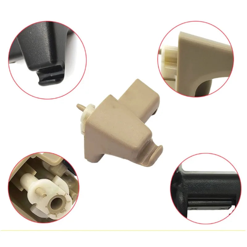 For Range Rover L322 2003-2012 Car Front Sun Visor Retainer Clip Clasp Accessory Replacement Beige Gray EGP000040 EGP000050 New