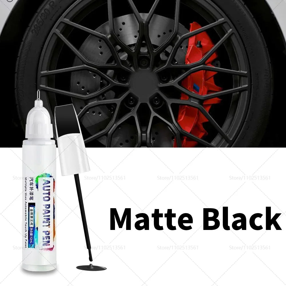 Gloss Black Rim Touch Up Paint Wheel Repair Kit | Quick Wheel Scratch Repair for Car lifestyle view