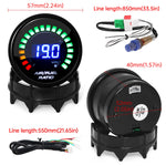 2 in 1 Racing Gauge 52mm Digital Car Gauge AFR with Narrowband O2 Oxygen Sensor Air Fuel detail view