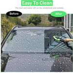 Telescopic Car Window Windshield Cleaning Brush Set Microfiber Window Glass Cleaner Car Window Cleaner Scraping Mist Eliminator
