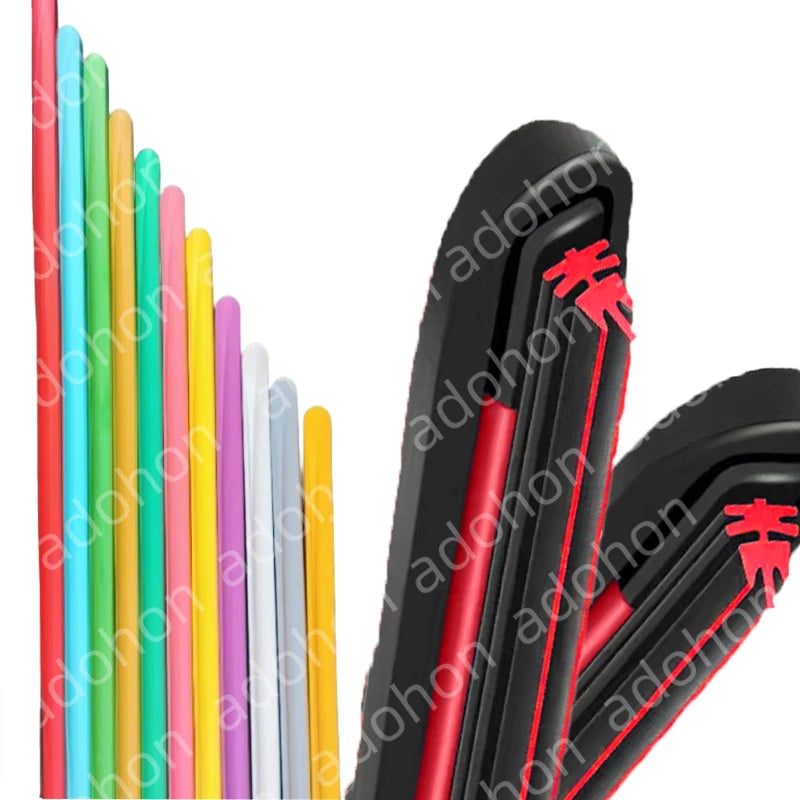 Colorful Frameless Car Windshield Wiper Blades | Special Lock Double Layer Rubber for Front Windshie