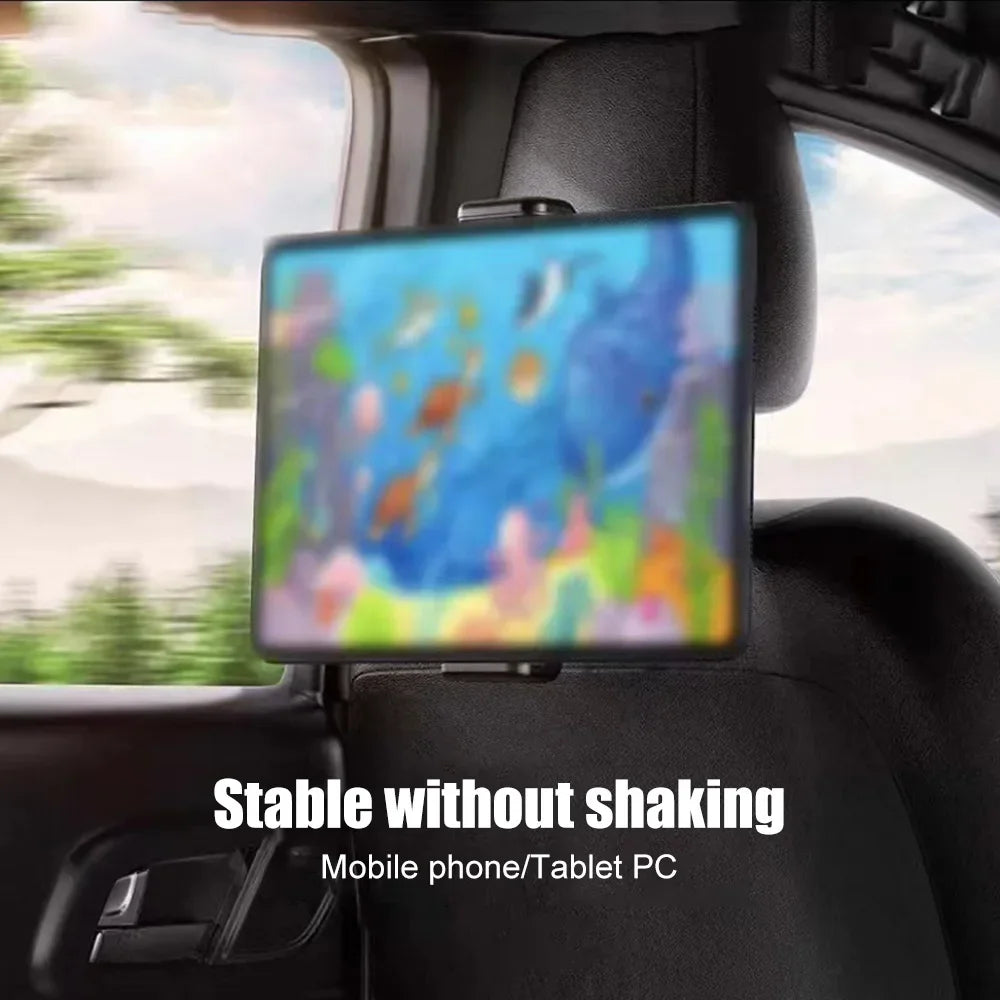Telescopic Car Tablet Holder for Rear Row 4-12.9 Inch iPad detail view