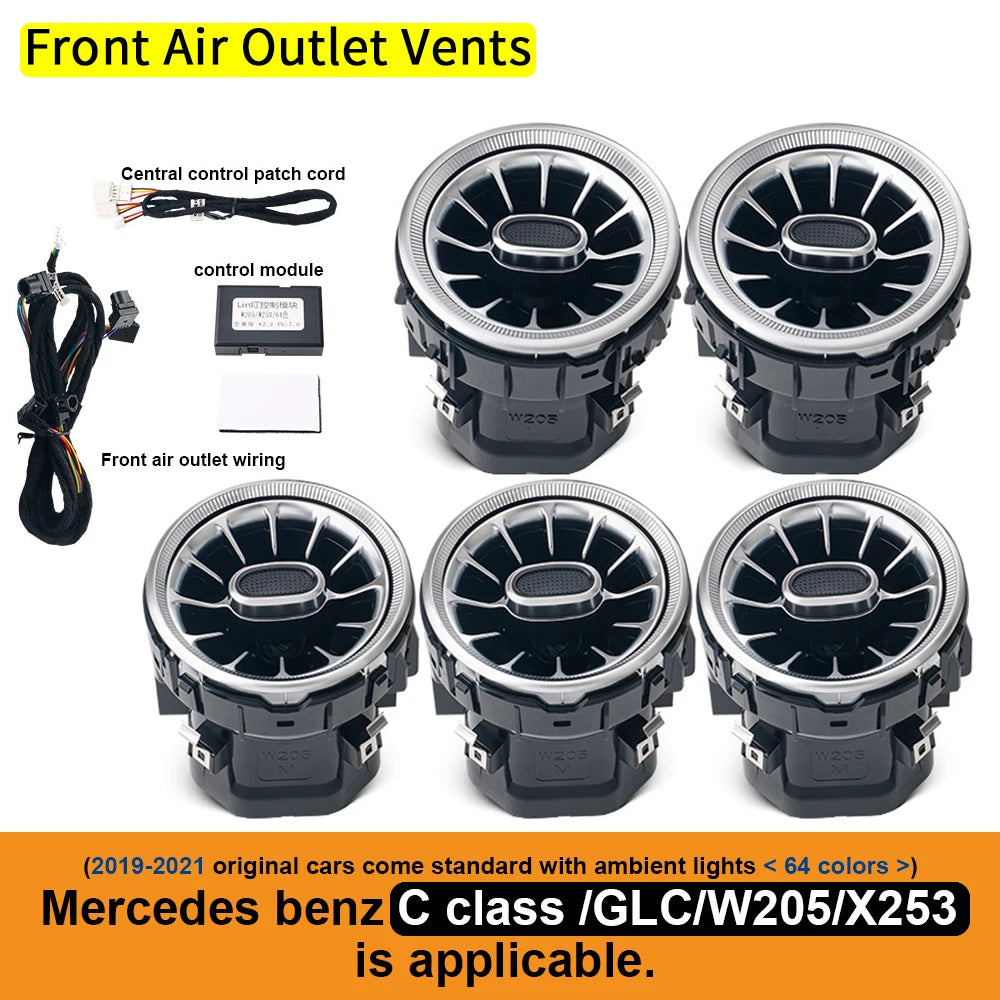 For Mercedes Benz W205 C-Class GLC X253 W213 E-Class W222 S-Class W117/W156/W176 CLA G close-up view