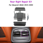 LHD RHD Ghibli 2014-2020 Car Rear Left Right Air Conditioning AC Vent Grille Slide Clip Repair Kit For Maserati 670021523