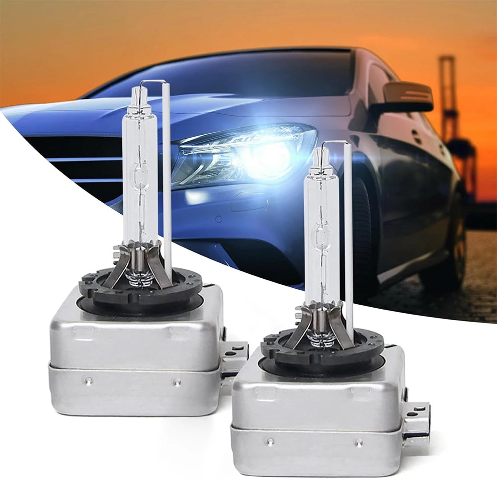 2X D1S D2S D3S D4S HID Bulb Xenon Headlight | 35W 12V Car Lamp, 4300K-12000K