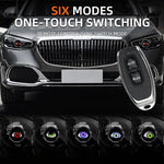 2pc Dynamic LED Car Headlights Devil Eye LED Car Light Headlight Assembly Modified Ea alternate view