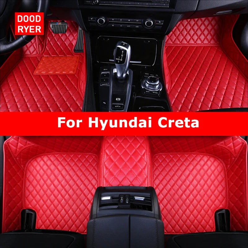 DOODRYER Custom Car Floor Mats For Hyundai Creta Ix25 Auto Carpets Foot Coche Accessorie