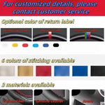 Hand-Sewn Suede Car Steering Wheel Cover A-class E-Class GLA GLC W205 C63 Car Interio lifestyle view