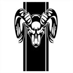 Cool Design Stripe Creative Graphic Car Truck Stickers for Dodge Rear Lathe Ram 1500 2500 3500 Rebel Mopar PCS Decals.