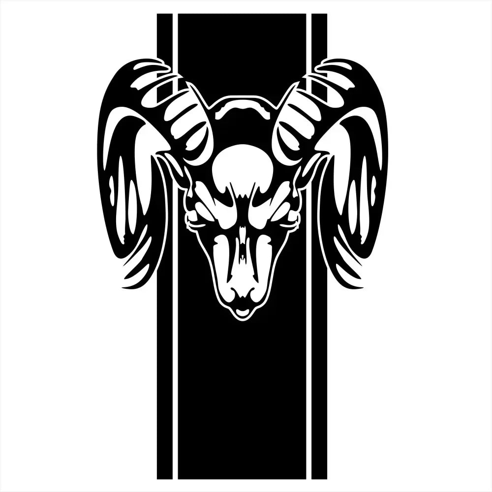 Cool Design Stripe Creative Graphic Car Truck Stickers for Dodge Rear Lathe Ram 1500 2500 3500 Rebel Mopar PCS Decals.