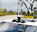 ROCKBROS Vacuum Suction Roof-Top Bike Carrier | Universal Car Rack for MTB and Road B lifestyle view