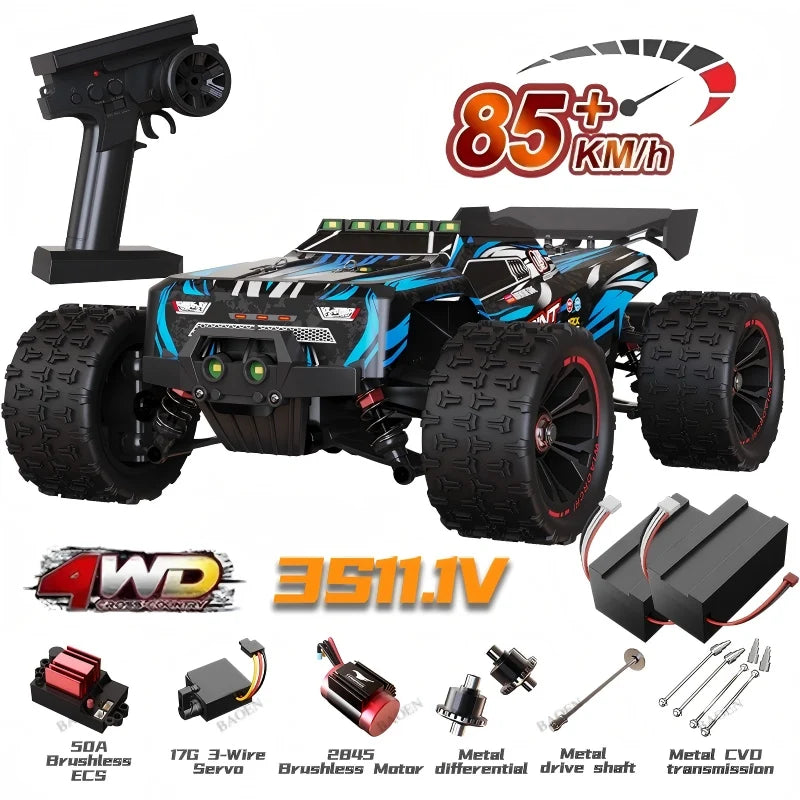 SCY9522PRO 85KM/H High Speed RC Car Brushless 4WD Off-Road Drift Remote Control Car 1:16 detail view