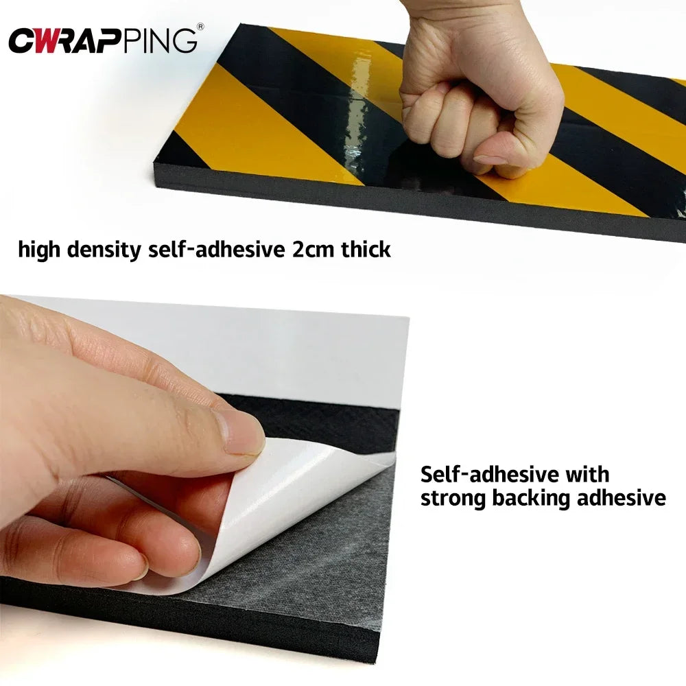 1/2/4PCS Car Door Protector Foam Bumper Guard Self-Adhesive Anti-Collision Protector for Garage Walls Car Decoration Accessories