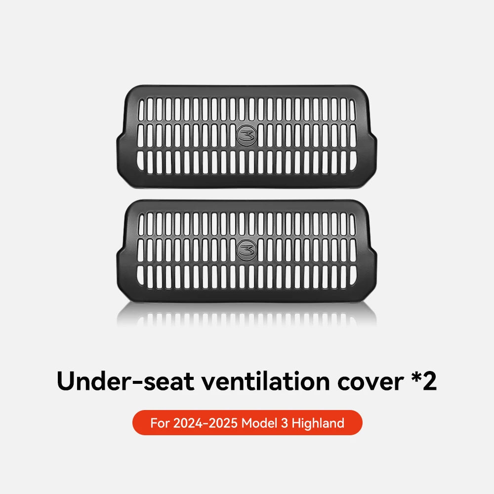 YZ For Tesla Model 3 Y Highland Juniper 2021-2025 Under Seat Air Outlet Cover Air Condit detail view
