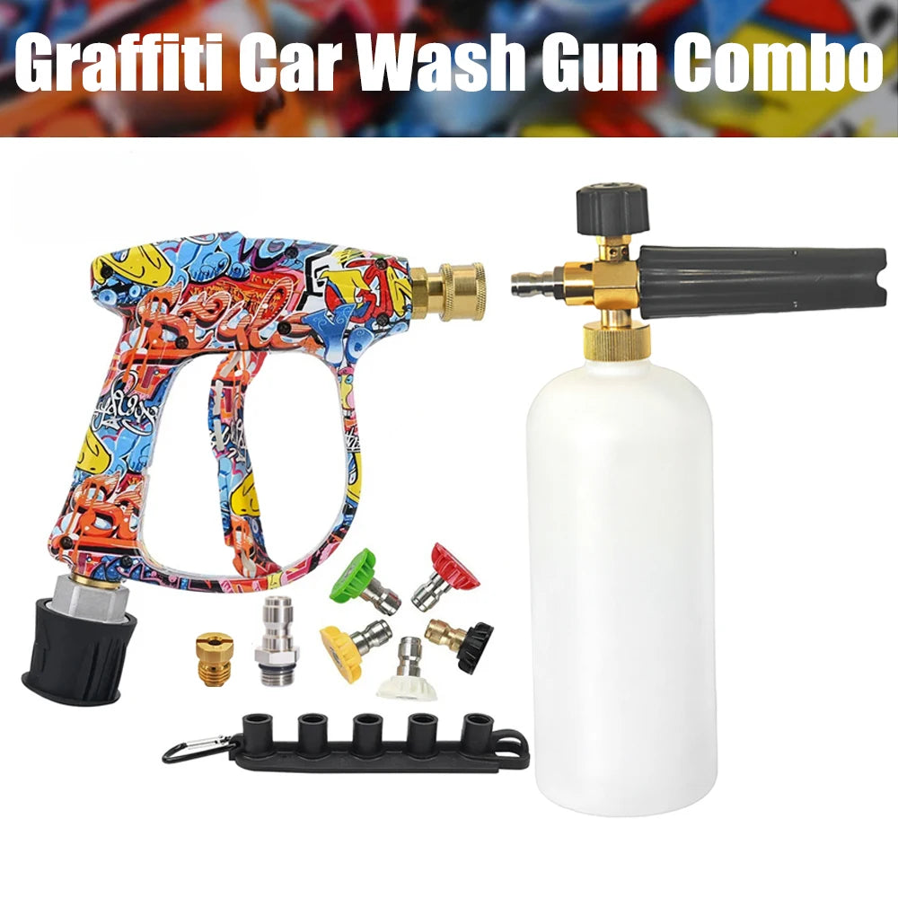 Universal High-Pressure Foam Cannon Combo | Multi-Brand Car Wash Gun Set