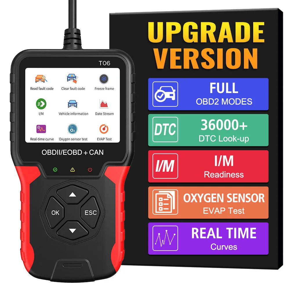 Car Diagnostic Tools OBD2 Scanner Code Reader Battery Tester OBD II Repair Tools Read Clear Fault Sc