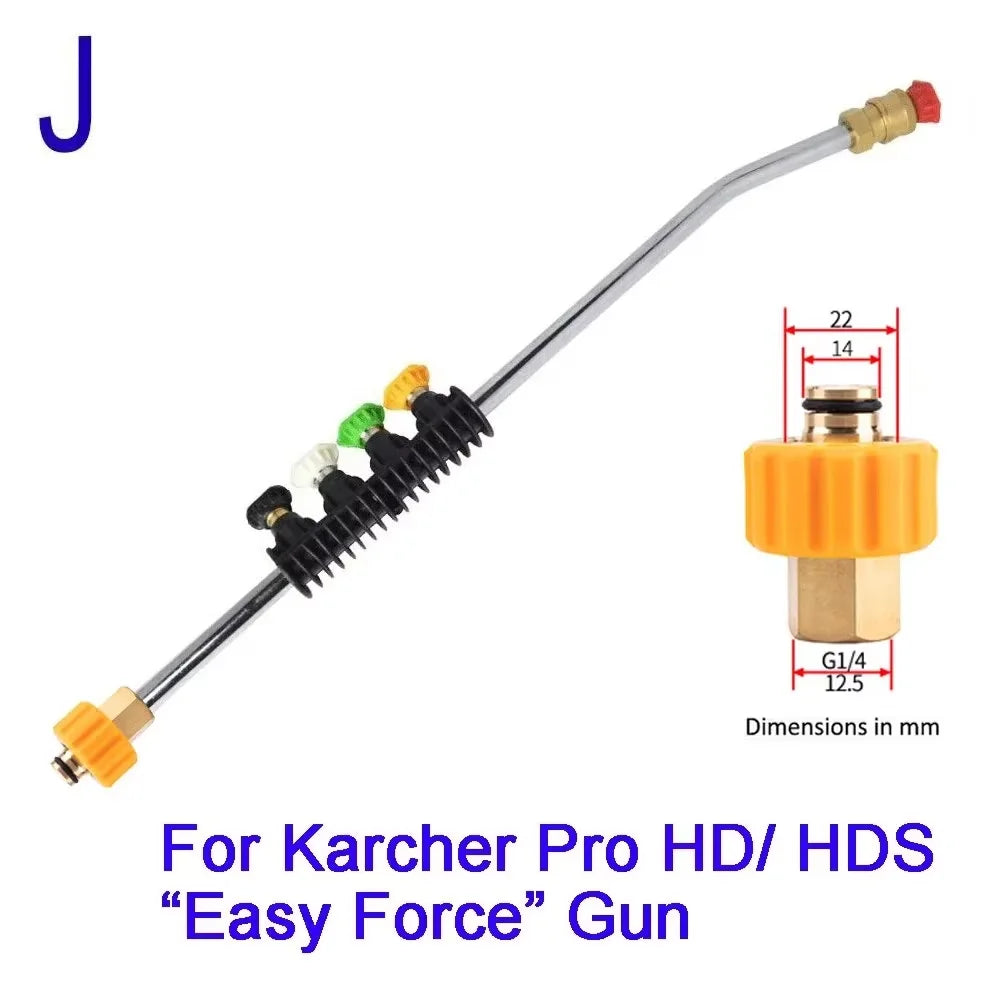 High Pressure Spray Gun Wand Tips | Car Cleaning Jet Washer Lance Nozzle lifestyle view
