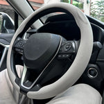 Steering Wheel Cover 36-38cm Universal Non-Slip Leather additional angle