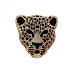 Car Air Vent Perfume Clip Charms Crystal Leopard Aromatherapy Essential Oil Diffuser Fashion Car Decoration Charms Rhinestone