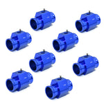 Blue and Black Aluminum Water Temp Gauge Adapter | 26-40mm Radiator Hose Sensor Pipe alternate view