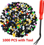 500/200/100Pcs 30 Kinds Universal Mixed Auto Fastener Car Bumper Clips Retainer Car Fa close-up view