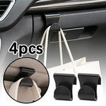 Car Hook Hidden Glove Box Hanger Black Plastic Bag Purse Storage Accessories Automoti alternate view