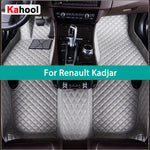 KAHOOL Custom Car Floor Mats For Renault Kadjar Auto Carpets Foot Coche Accessorie