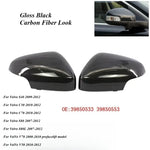Car Side Replacement Rearview Mirror Cover For Volvo S40 S80 S80L C30 C70 V70 2009-2012 39850553 39850533 Mirror Caps Trims New