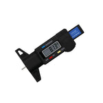 Digital Car Tyre Tread Depth Gauge | 0-25.4mm ABS Plastic Tire Wear Detection Tool close-up view