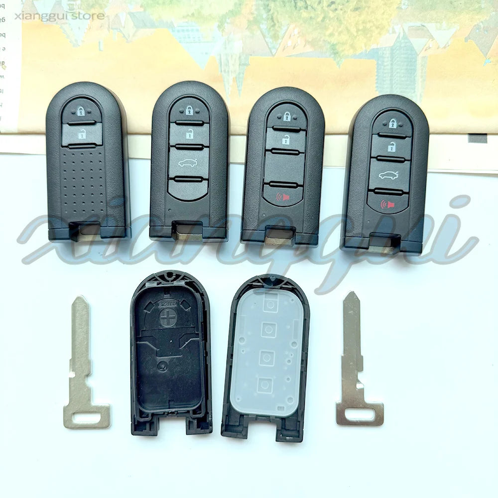 2 3 4 Buttons Car Key Housing Key Case Shell for Toyota Daihatsu Terios LA600S Passo Tanto Custom Ro