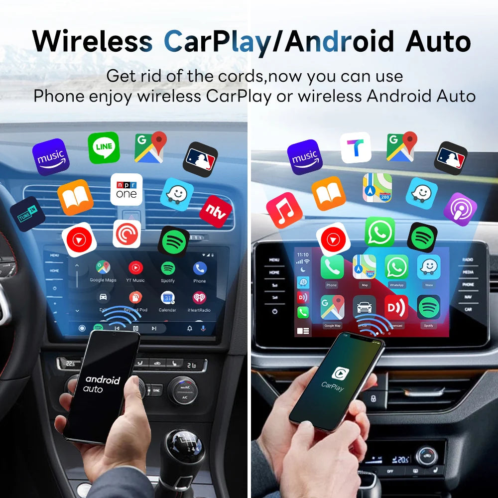 CarlinKit 5.0 Wireless Android Auto & CarPlay Adapter | 2Air & CP2A for OEM Cars alternate view