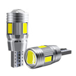 2x Car T10 LED Bulb W5W 194 LED Signal Light 12V 6000K Trunk Lamps Auto No Side 10SMD 56 detail view