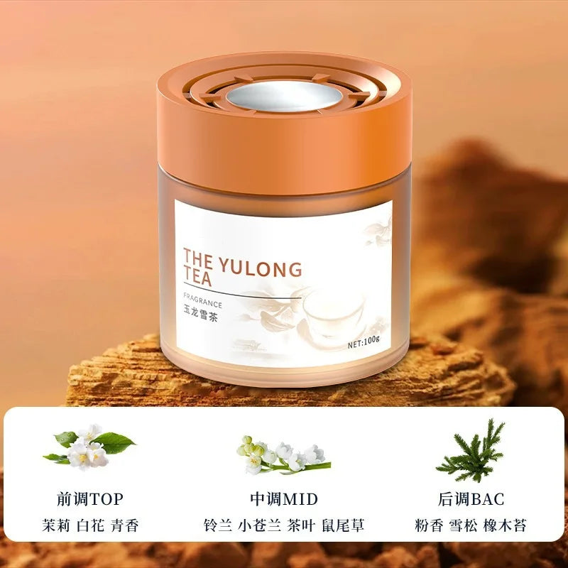 Car mounted fragrance, lasting fragrance, car perfume accessories, high-grade fragrance, toilet odor removing solid perfume