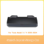 Central Armrest Storage Box for Tesla Model 3 Highland | Multi-Functional Glasses and alternate view