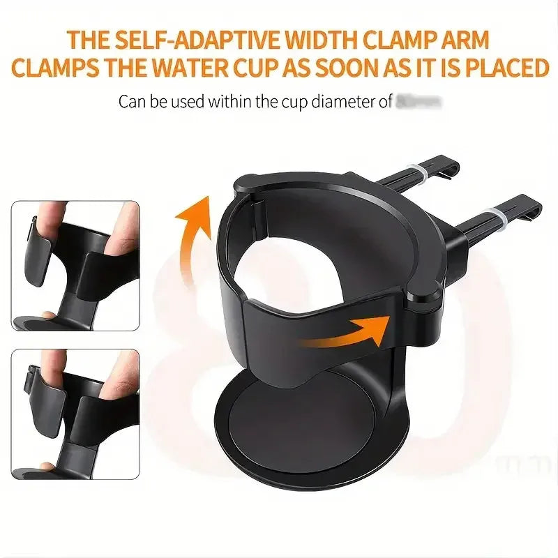 Universal Car Air Vent Drink Cup Bottle Holder | Auto Truck Water Rack for Ashtray lifestyle view