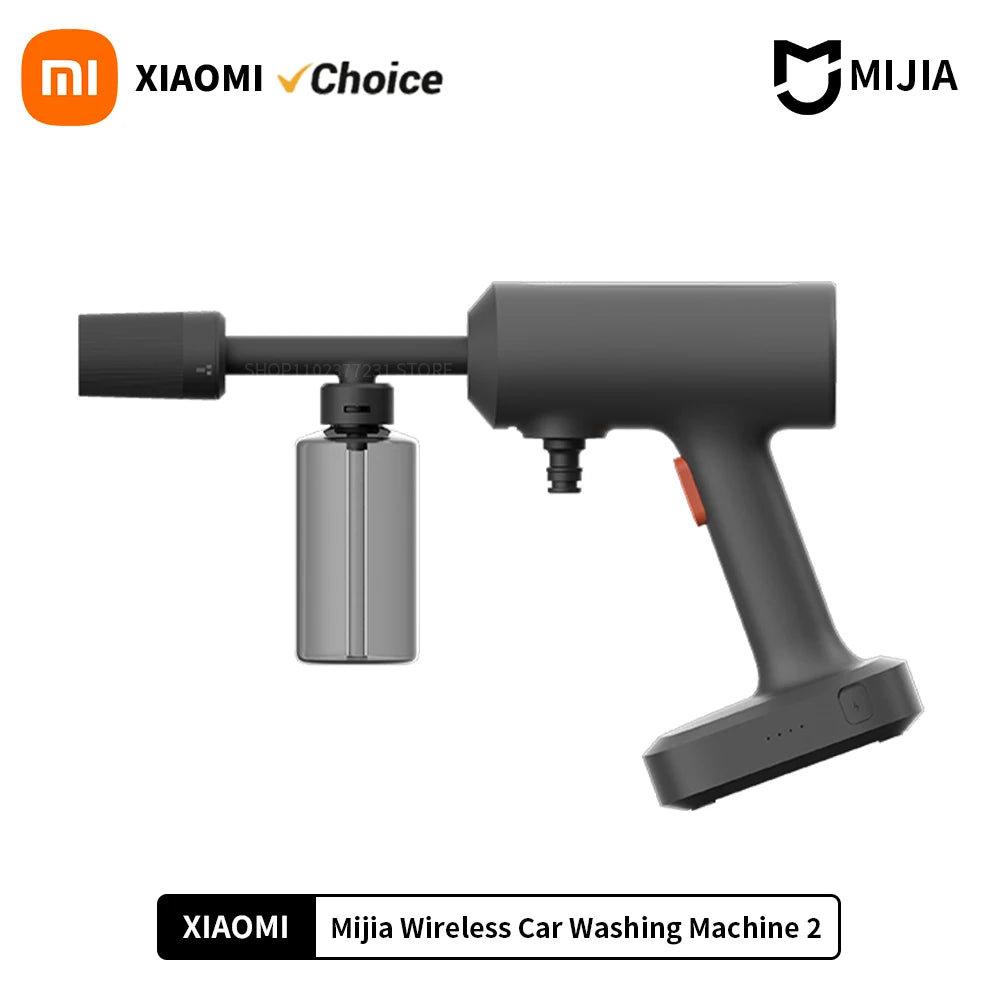 Xiaomi Mijia Wireless Car Washer 2 | 160L/h High Pressure Cordless Cleaning Tool