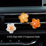 3 PCS Rotate Windmill Car Air Freshener Vent Clips Cute Air Vent Clip with Fragrance Pad Vehicle Air Outlet Interior Decoration