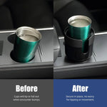 Car Cup Holder Expander | Adjustable Base Cup Holder Extender for Large Bottles additional angle