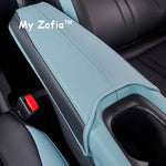For BYD Dolphin Mini Seagull 2024 2025 2026 Car Leather Armrest Box Center Console Lid Armrest Cover Interior Accessories