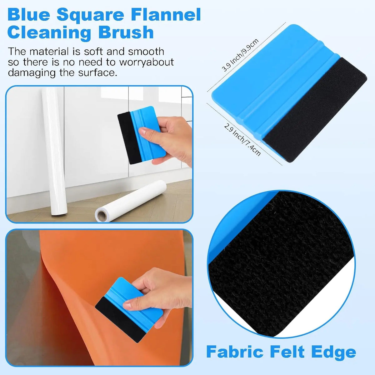 Car Film Wrapping Tool Kit Window Tinting Tools Vinyl Wrap Felt Squeegee Wrap Stick V alternate view