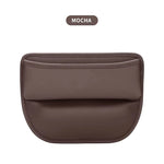 Car Seat Gap Organizer Storage Box Nappa Leather Multifunction Universal Crevice Side St detail view