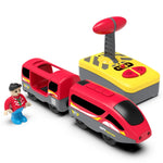 Magnetic Slot Diecast Car RC Electric Train Track Sets Fit for All Wood Railway Track Ac detail view