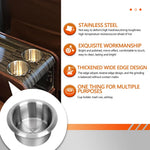 68/85/90mm Stainless Steel Marine Boat RV Cup Holder | Universal Rustproof Drink Bottl close-up view