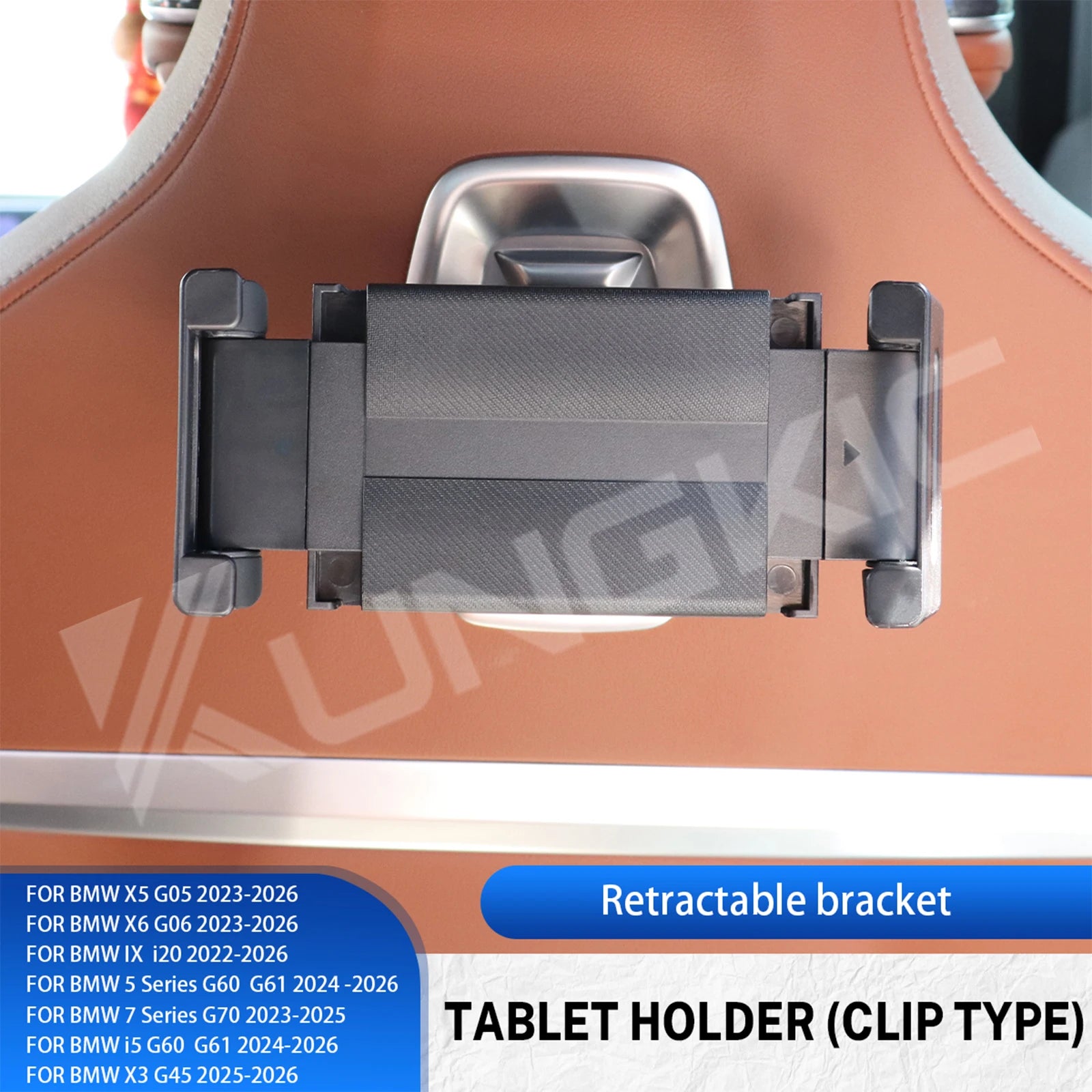 For BMW IX i5 G60 G05 G06 G61X3 X5 X6 5 Series 7 Series 2025 G45 Car Rear Seat Multimedia Special Support for iPad Phone Holder